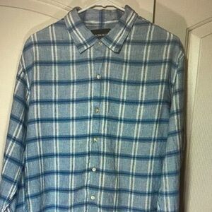 Bonobos Blue Plaid Long-Sleeve Button-Down Shirt
